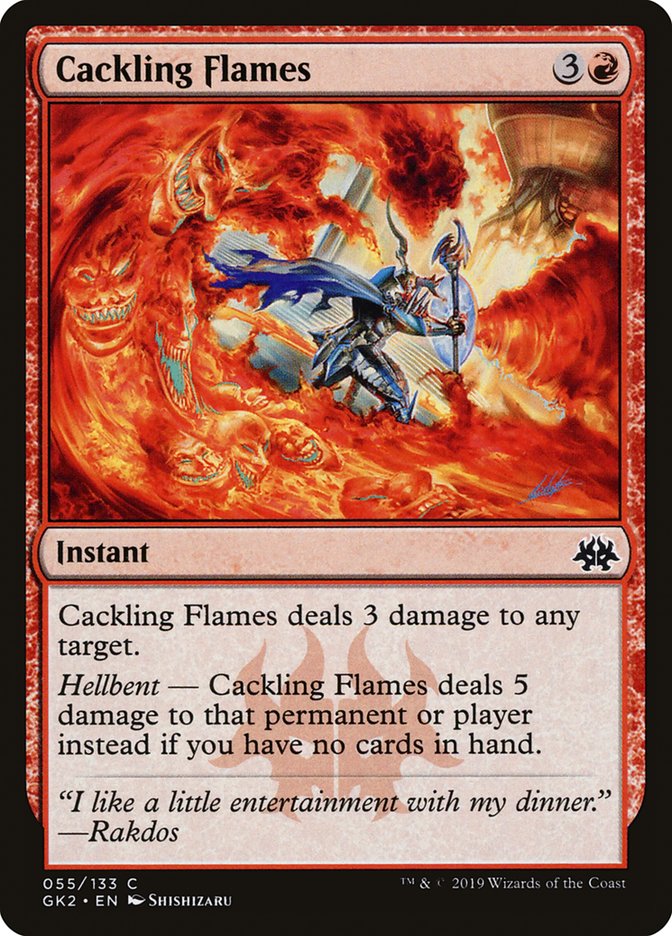 Cackling Flames [Ravnica Allegiance Guild Kit] | Webway Games