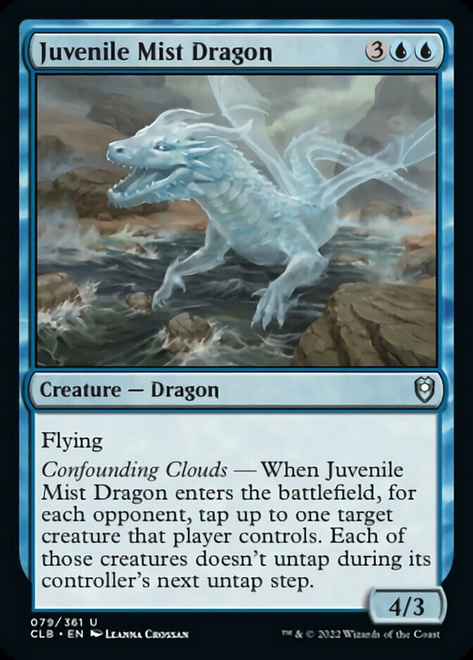Juvenile Mist Dragon [Commander Legends: Battle for Baldur's Gate] | Webway Games