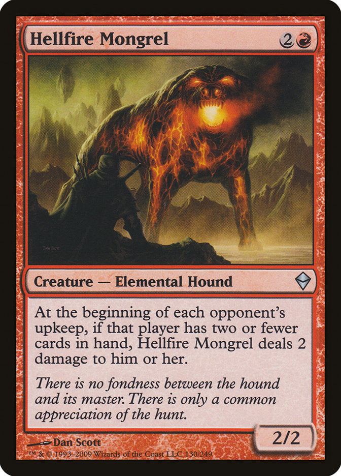 Hellfire Mongrel [Zendikar] | Webway Games