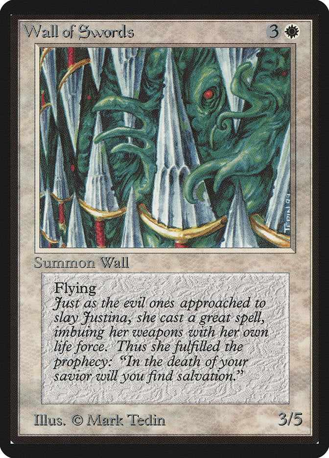 Wall of Swords [Limited Edition Beta] | Webway Games