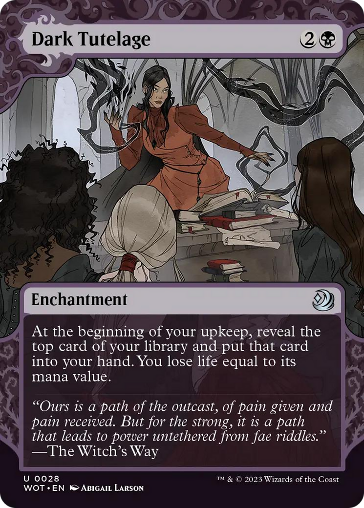 Dark Tutelage [Wilds of Eldraine: Enchanting Tales] | Webway Games