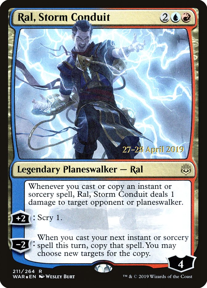 Ral, Storm Conduit  [War of the Spark Prerelease Promos] | Webway Games