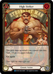 High Striker (Blue) [EVR166] (Everfest)  1st Edition Extended Art Rainbow Foil | Webway Games