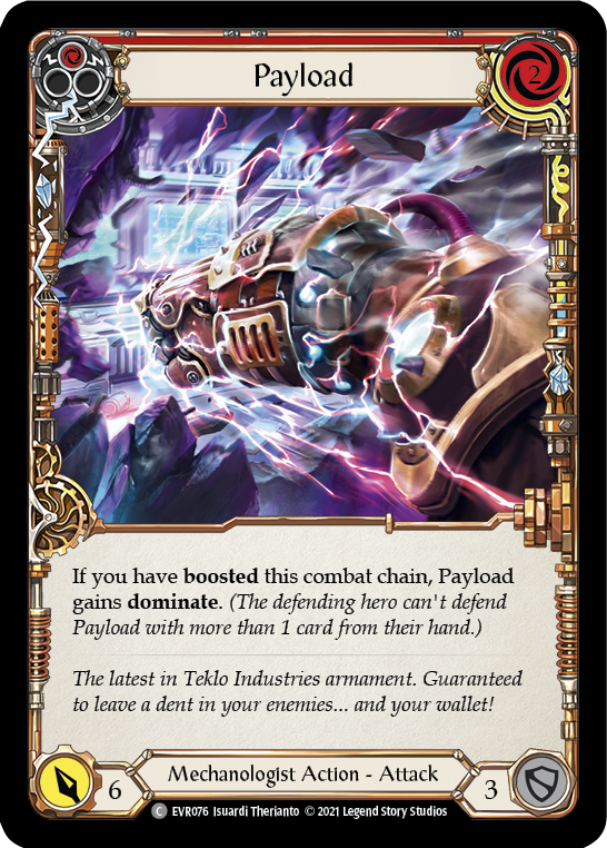 Payload (Red) [EVR076] (Everfest)  1st Edition Rainbow Foil | Webway Games
