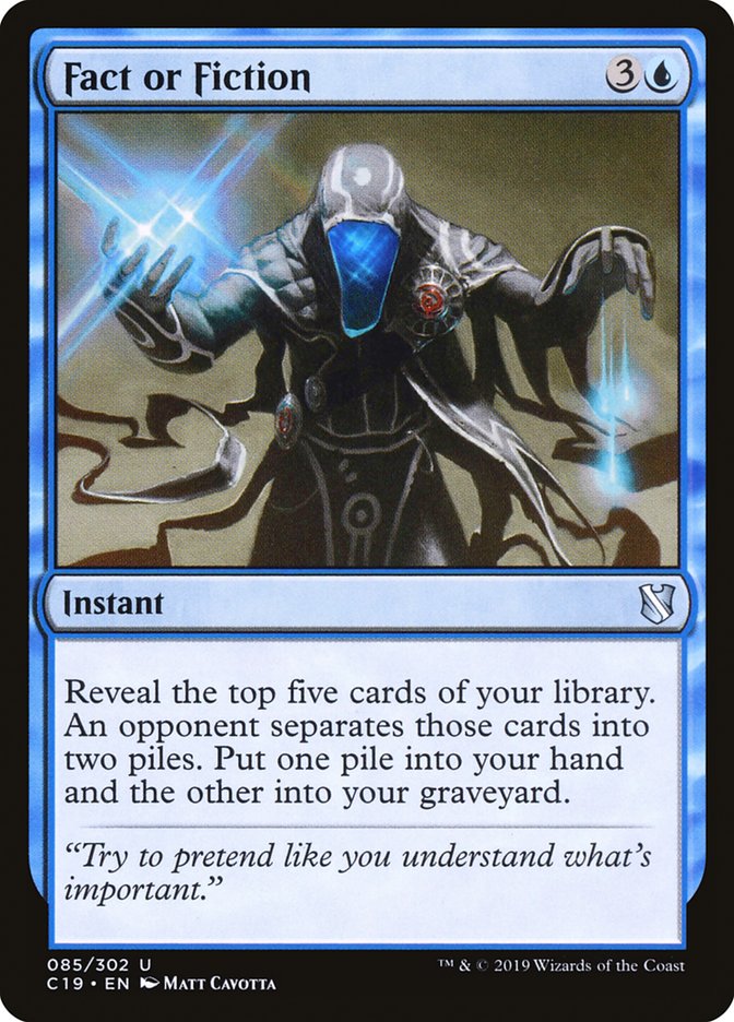 Fact or Fiction [Commander 2019] | Webway Games