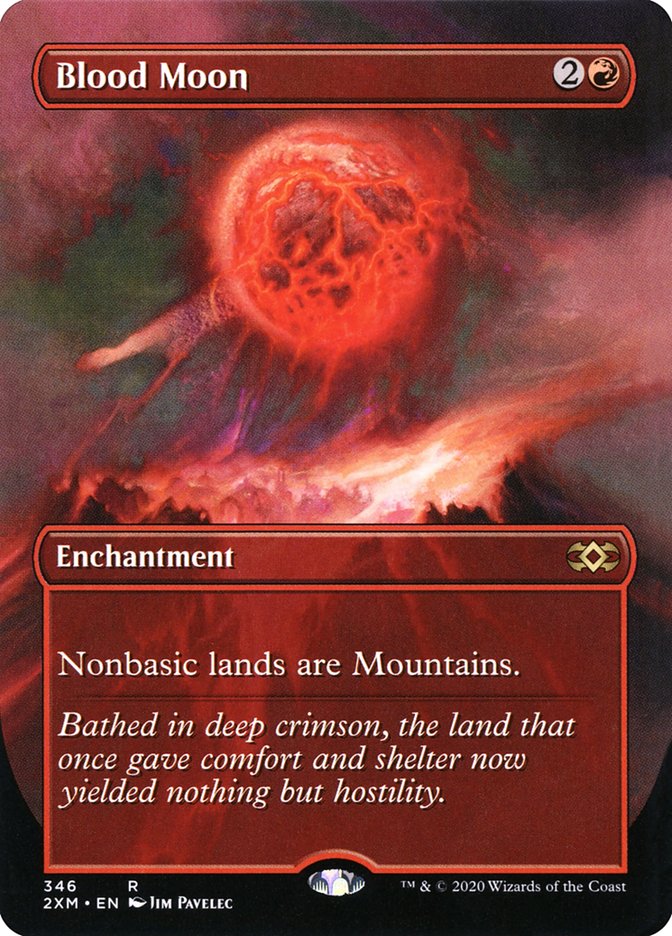 Blood Moon (Borderless) [Double Masters] | Webway Games
