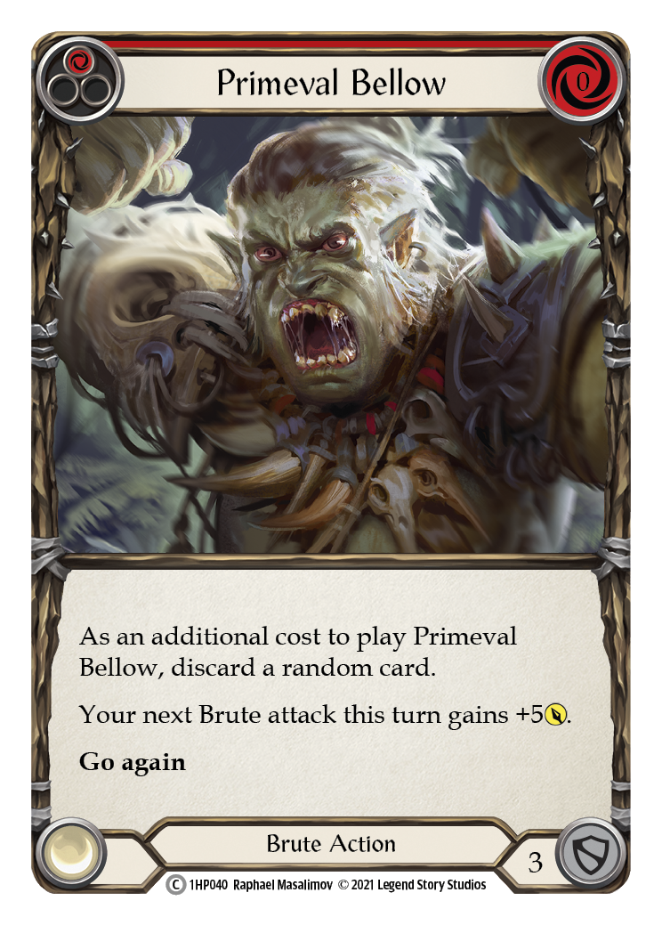 Primeval Bellow (Red) [1HP040] | Webway Games