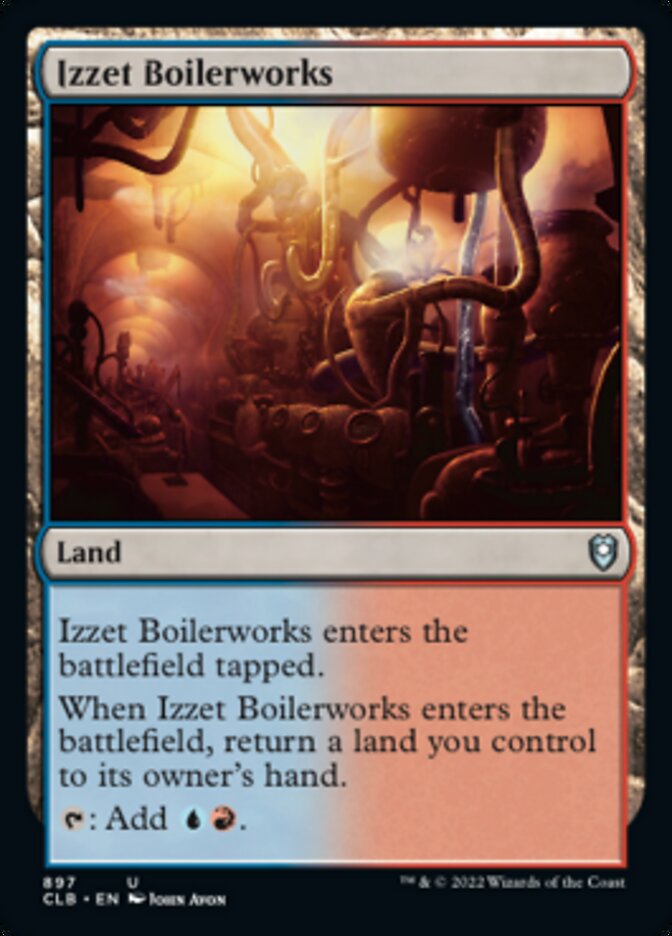 Izzet Boilerworks [Commander Legends: Battle for Baldur's Gate] | Webway Games