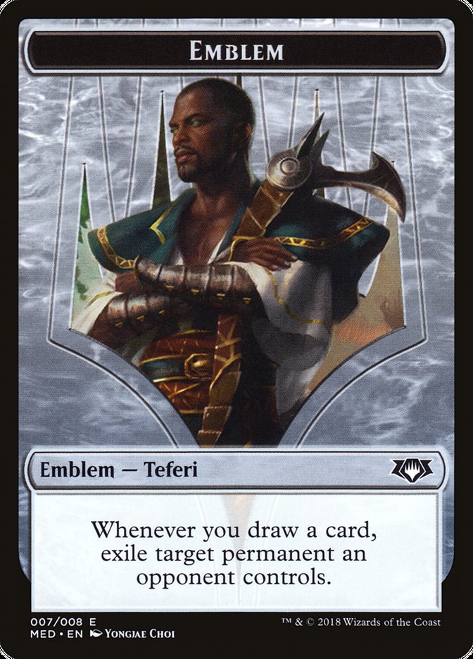 Emblem - Teferi, Hero of Dominaria [Mythic Edition Tokens] | Webway Games