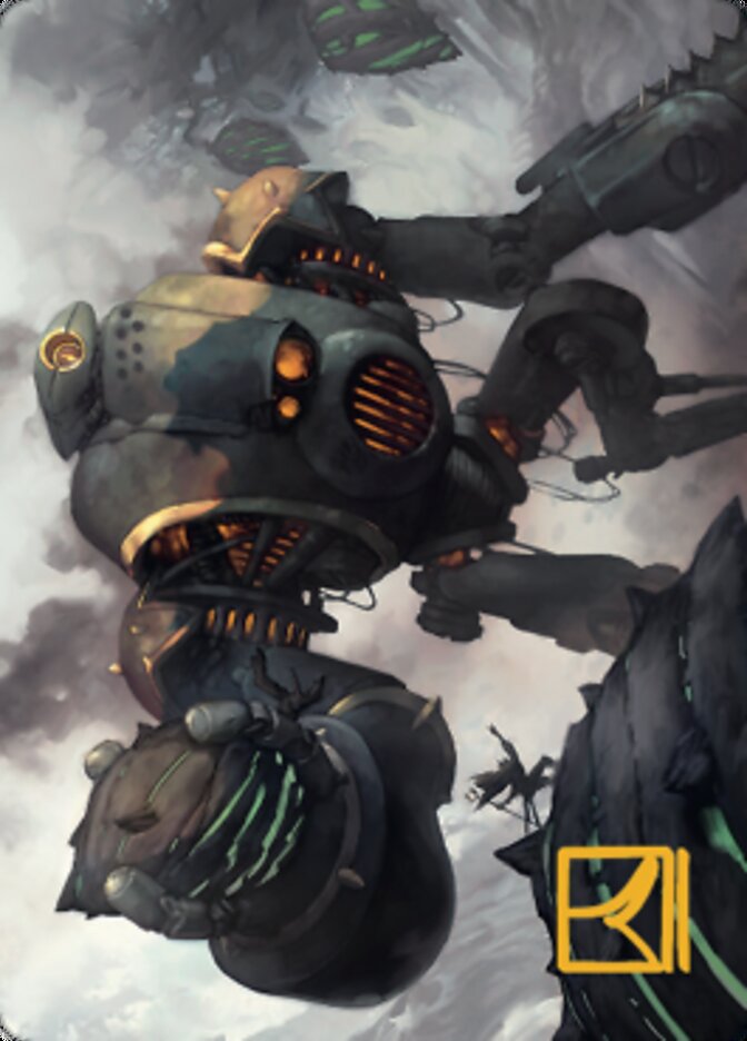 Rust Goliath Art Card (Gold-Stamped Signature) [The Brothers' War Art Series] | Webway Games