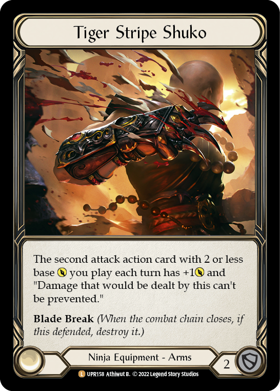 Tiger Stripe Shuko [UPR158] (Uprising)  Cold Foil | Webway Games