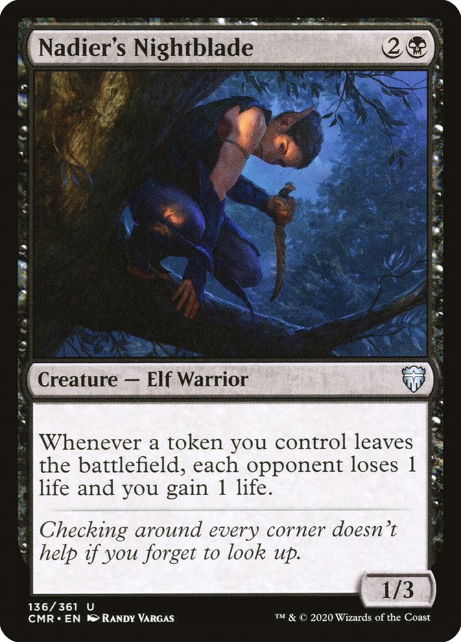 Nadier's Nightblade [Commander Legends] | Webway Games