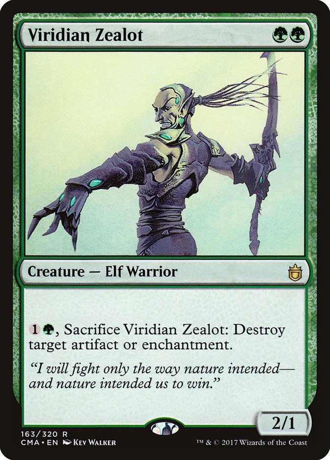 Viridian Zealot [Commander Anthology] | Webway Games