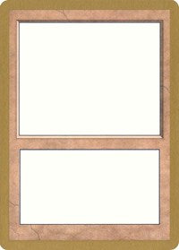 1997 World Championship Blank Card [World Championship Decks 1997] | Webway Games