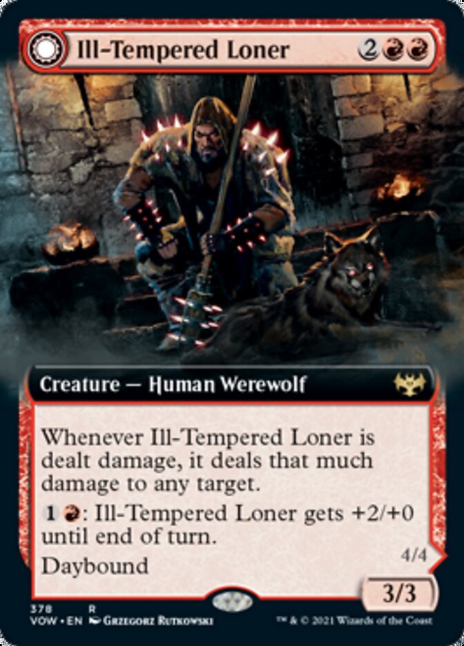Ill-Tempered Loner // Howlpack Avenger (Extended) [Innistrad: Crimson Vow] | Webway Games