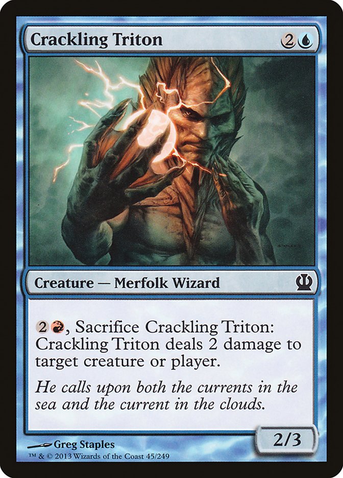 Crackling Triton [Theros] | Webway Games