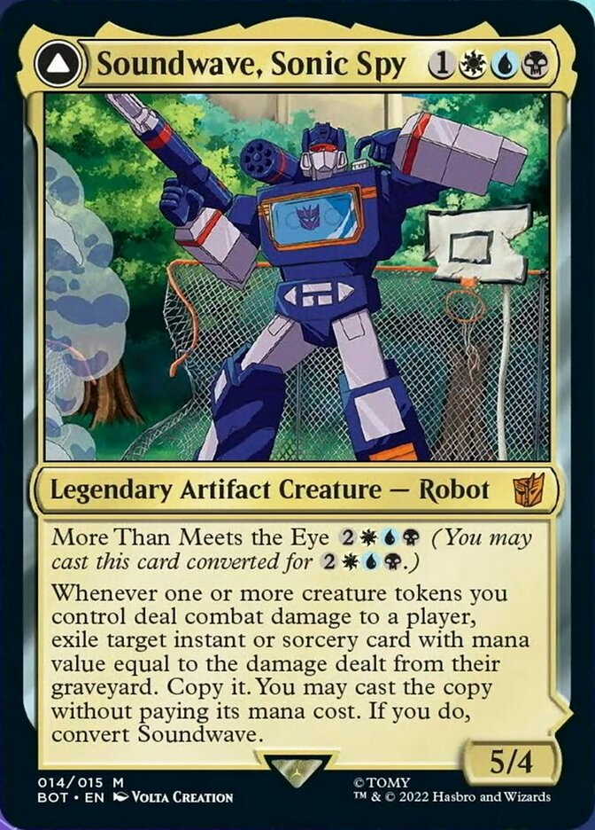 Soundwave, Sonic Spy // Soundwave, Superior Captain [Universes Beyond: Transformers] | Webway Games