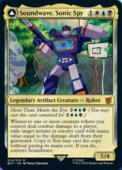 Soundwave, Sonic Spy // Soundwave, Superior Captain [Universes Beyond: Transformers] | Webway Games