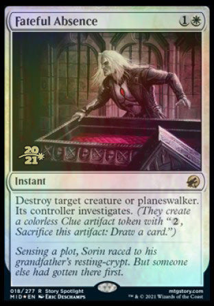 Fateful Absence [Innistrad: Midnight Hunt Prerelease Promos] | Webway Games