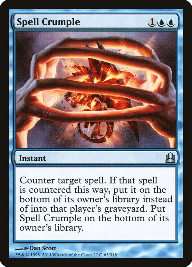 Spell Crumple [Commander 2011] | Webway Games