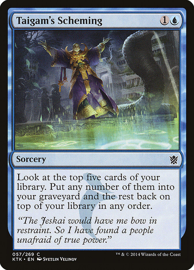 Taigam's Scheming [Khans of Tarkir] | Webway Games