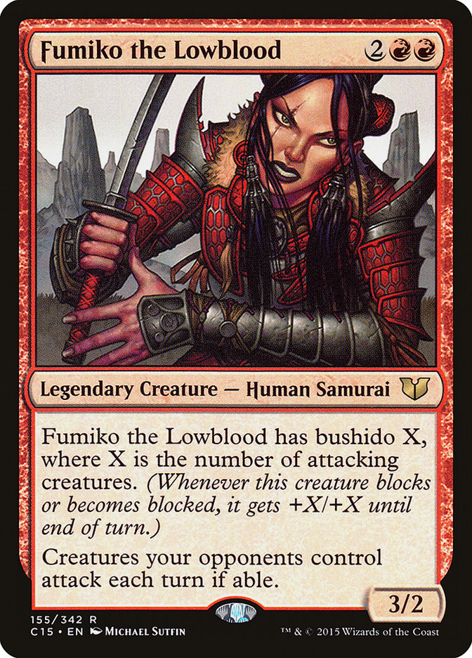 Fumiko the Lowblood [Commander 2015] | Webway Games