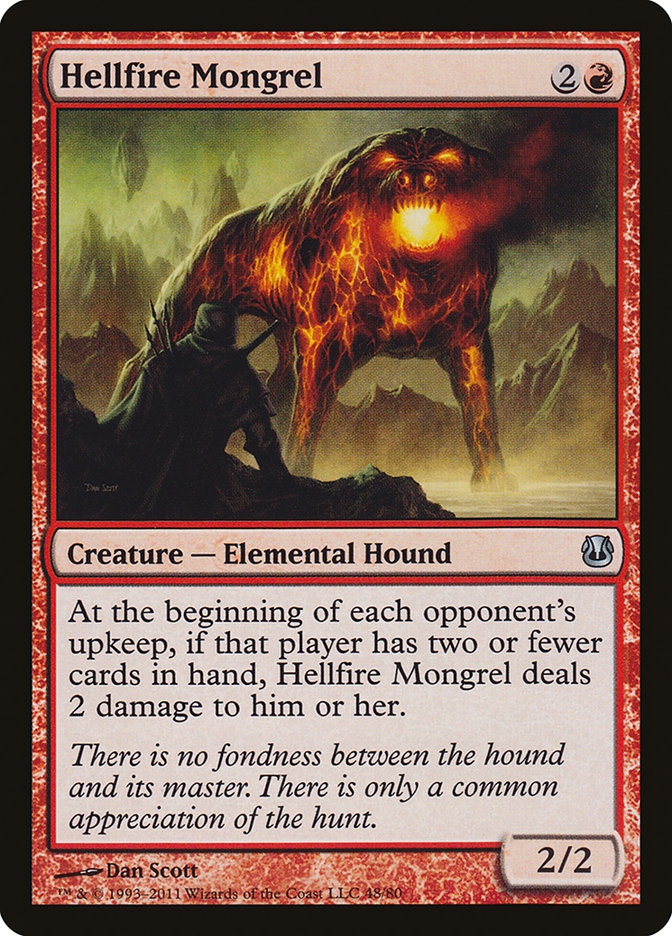 Hellfire Mongrel [Duel Decks: Ajani vs. Nicol Bolas] | Webway Games