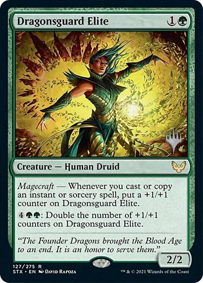 Dragonsguard Elite (Promo Pack) [Strixhaven: School of Mages Promos] | Webway Games