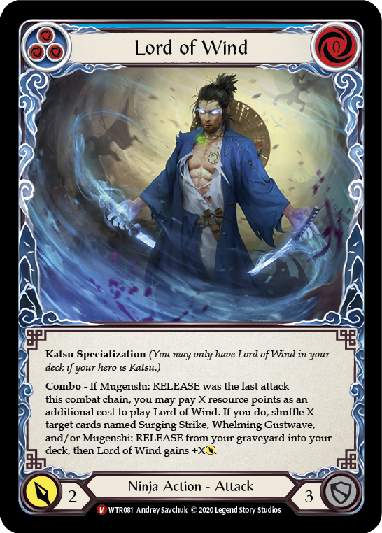 Lord of Wind [U-WTR081] (Welcome to Rathe Unlimited)  Unlimited Normal | Webway Games