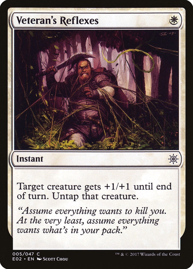 Veteran's Reflexes [Explorers of Ixalan] | Webway Games