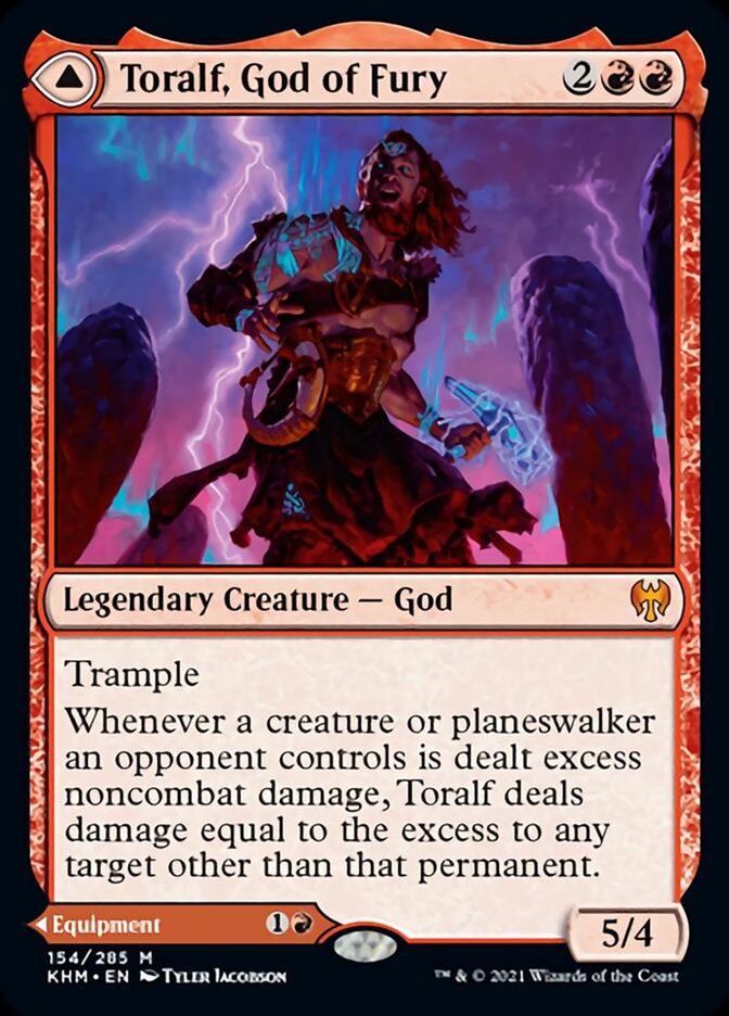 Toralf, God of Fury // Toralf's Hammer [Kaldheim] | Webway Games