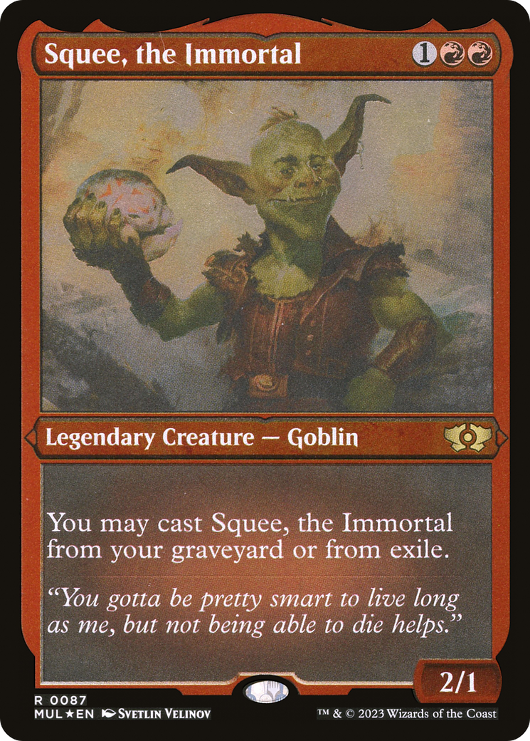 Squee, the Immortal (Foil Etched) [Multiverse Legends] | Webway Games