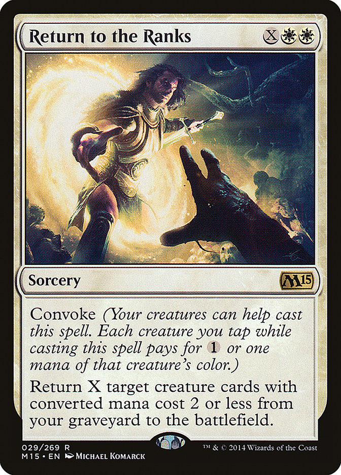 Return to the Ranks [Magic 2015] | Webway Games