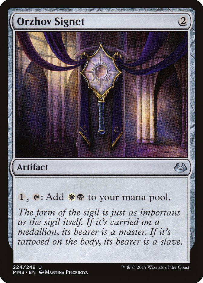 Orzhov Signet [Modern Masters 2017] | Webway Games