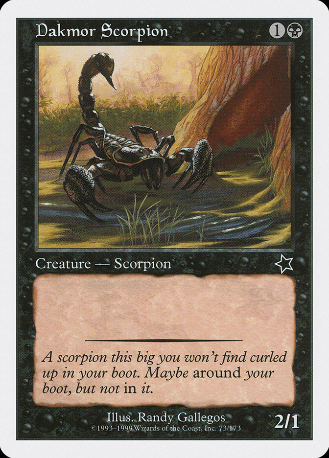 Dakmor Scorpion [Starter 1999] | Webway Games