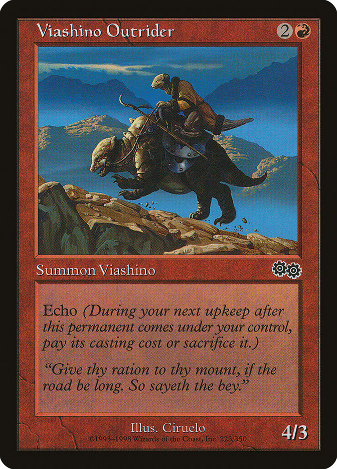 Viashino Outrider [Urza's Saga] | Webway Games