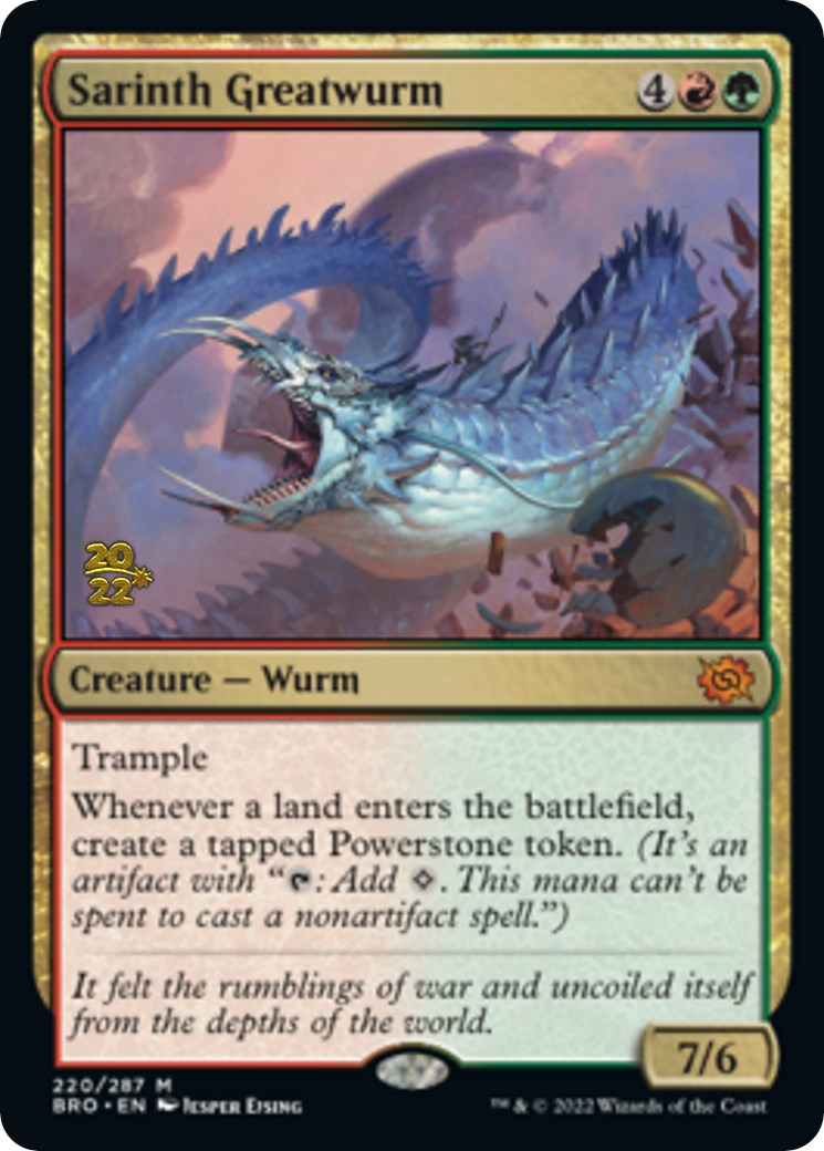 Sarinth Greatwurm [The Brothers' War: Prerelease Promos] | Webway Games