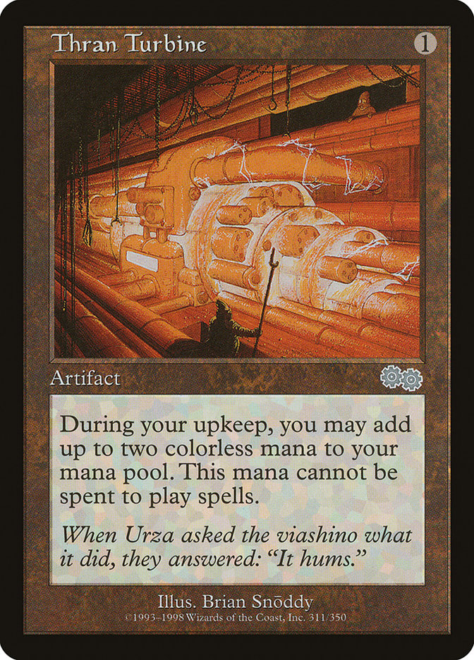 Thran Turbine [Urza's Saga] | Webway Games