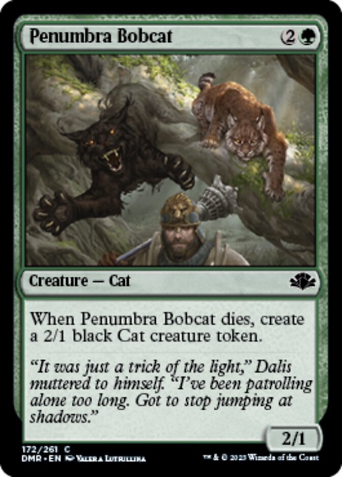 Penumbra Bobcat [Dominaria Remastered] | Webway Games