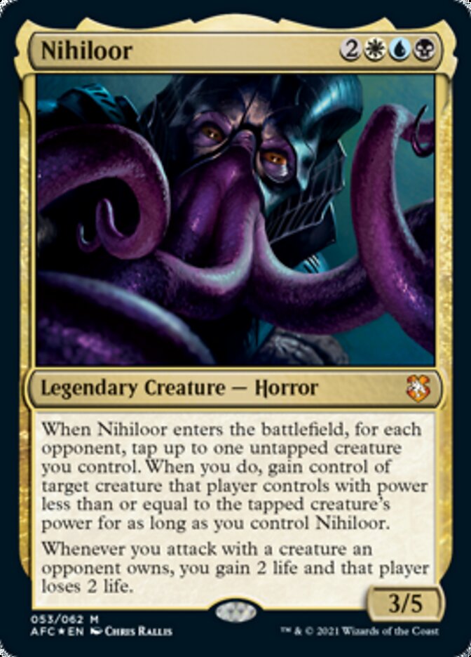 Nihiloor [Dungeons & Dragons: Adventures in the Forgotten Realms Commander] | Webway Games
