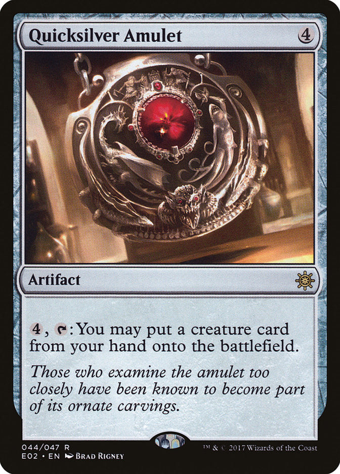 Quicksilver Amulet [Explorers of Ixalan] | Webway Games