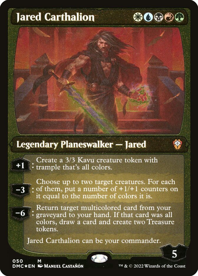 Jared Carthalion (Showcase Display Commander) [Dominaria United Commander] | Webway Games