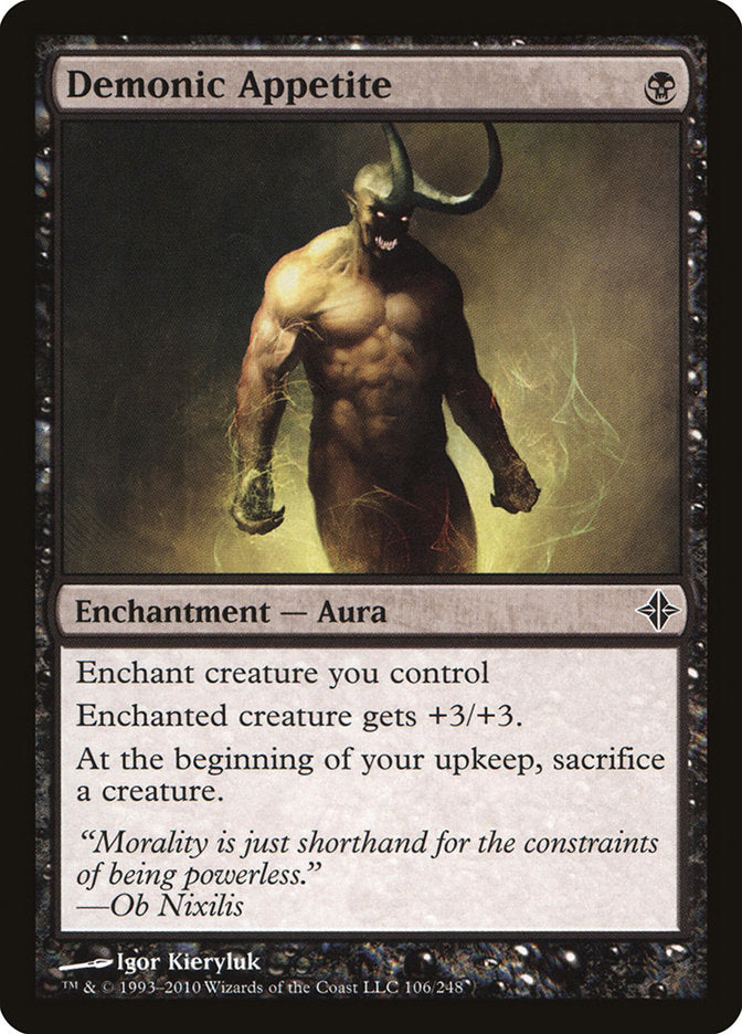 Demonic Appetite [Rise of the Eldrazi] | Webway Games