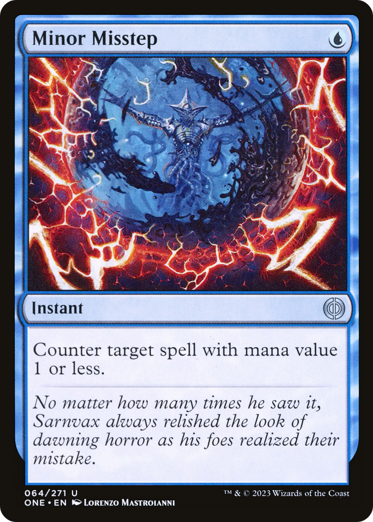 Minor Misstep [Phyrexia: All Will Be One] | Webway Games