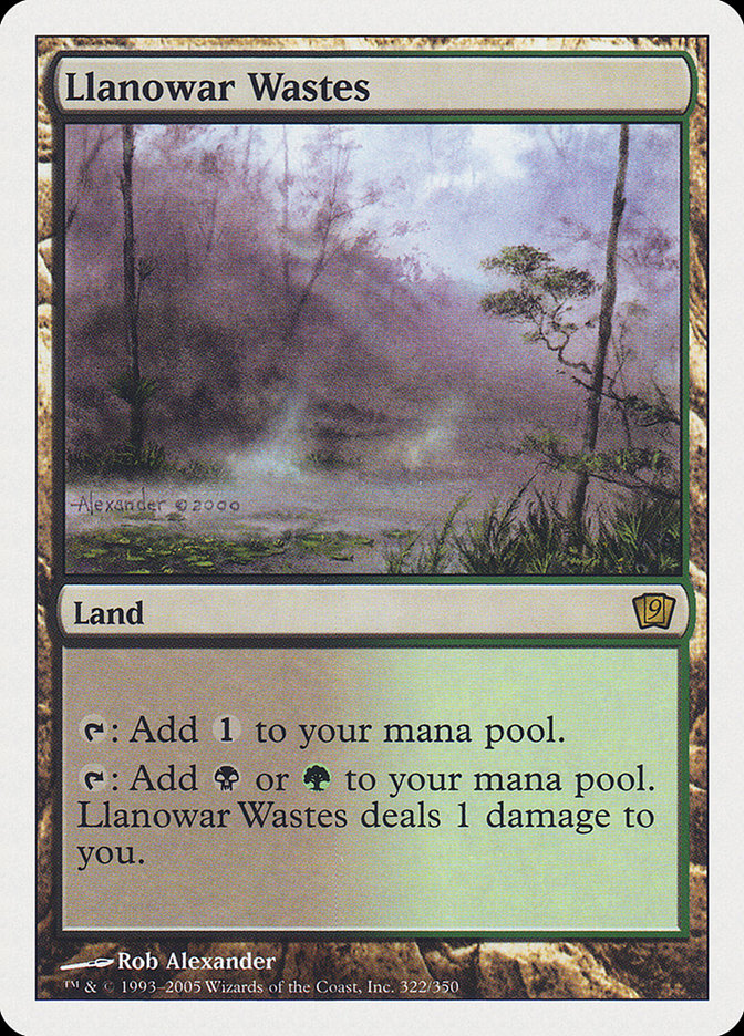 Llanowar Wastes [Ninth Edition] | Webway Games