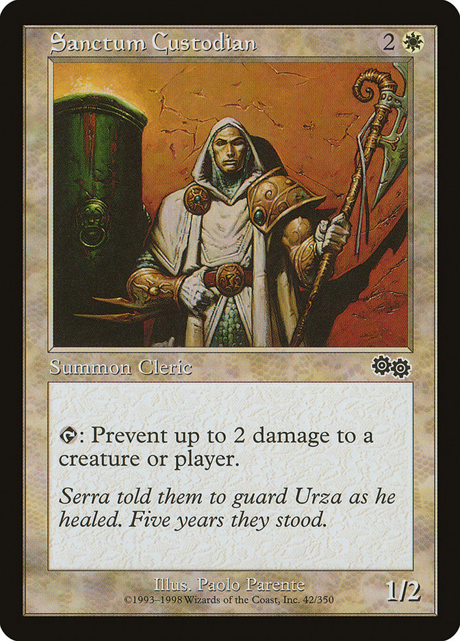 Sanctum Custodian [Urza's Saga] | Webway Games