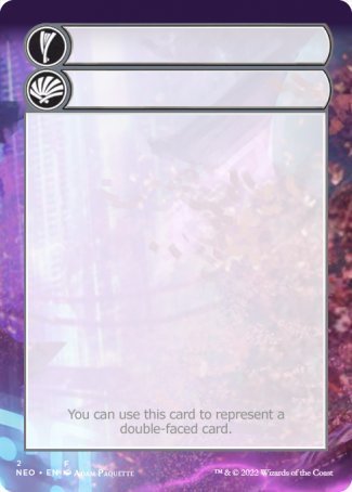 Helper Card (2/9) [Kamigawa: Neon Dynasty Tokens] | Webway Games