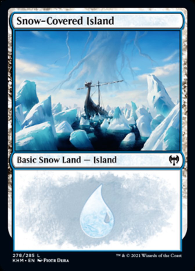 Snow-Covered Island (278) [Kaldheim] | Webway Games