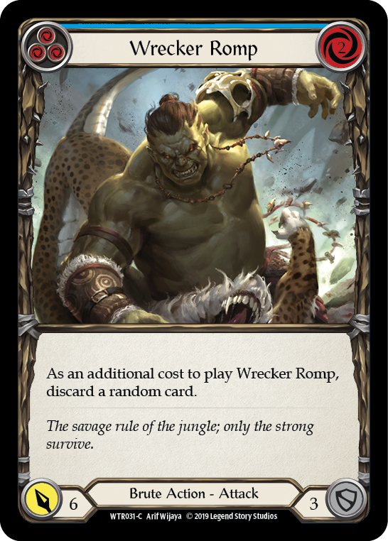 Wrecker Romp (Blue) [WTR031-C] Alpha Print Normal | Webway Games
