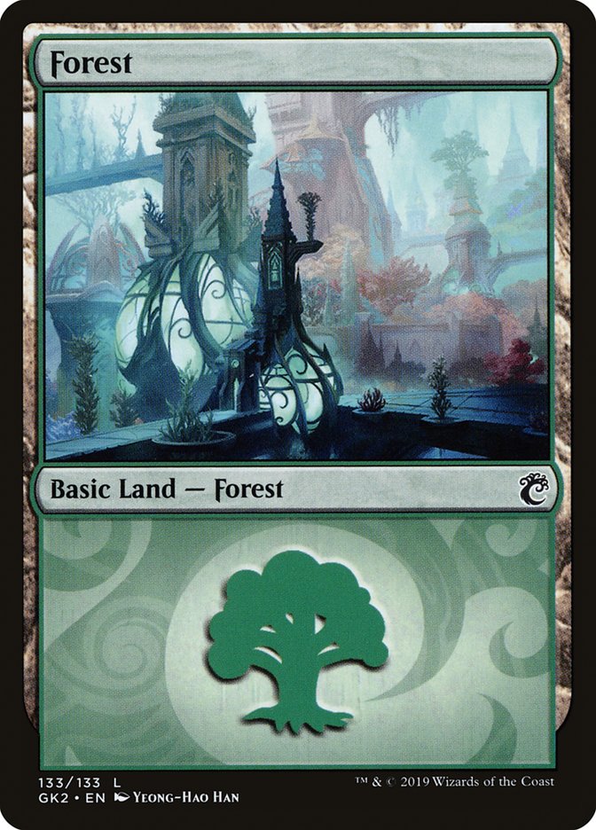 Forest (133) [Ravnica Allegiance Guild Kit] | Webway Games
